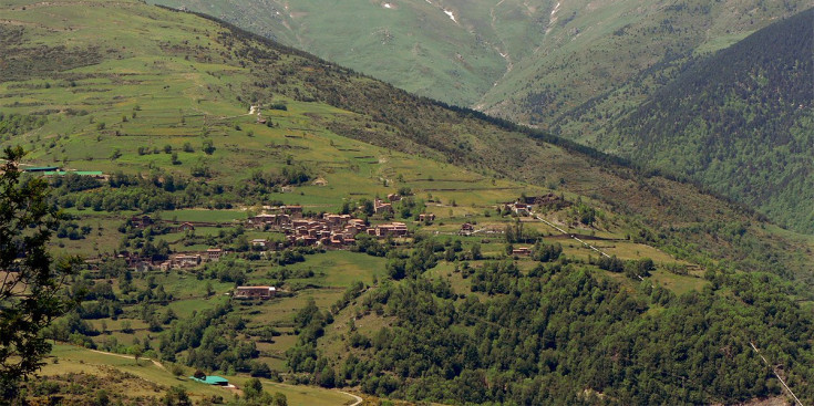 Zona del Pirineus en la comarca del Ripollès.