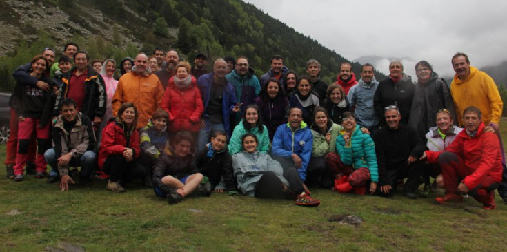 El grup de fallaires que va anar a buscar l’Argolla.