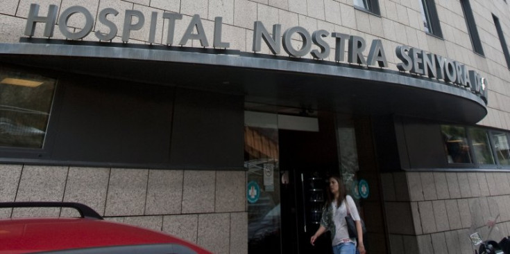 Entrada de l’Hospital Nostra Senyora de Meritxell.