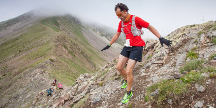 Un dels participants a la prova de trail de l’edició de l’any passat.