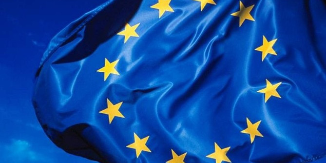 La bandera de la Unió Europea.