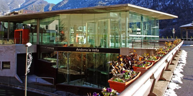 El Centre de Congressos d’Andorra la Vella.