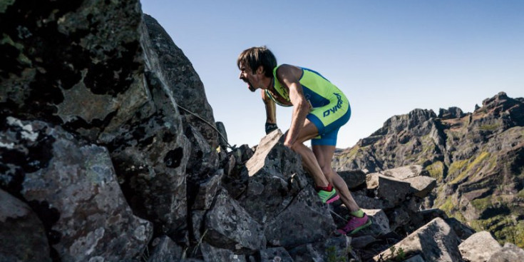 Teixidó en l’ascensió de la Santana Vertical Kilometer, prova que va guanyar.