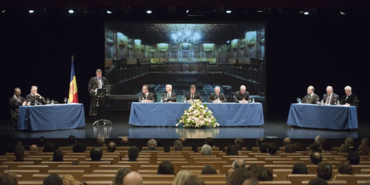 Un moment de l’acte d’obertura de l’any judicial del 2015.