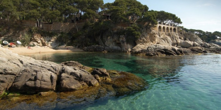 Una cala a Platja d’Aro.