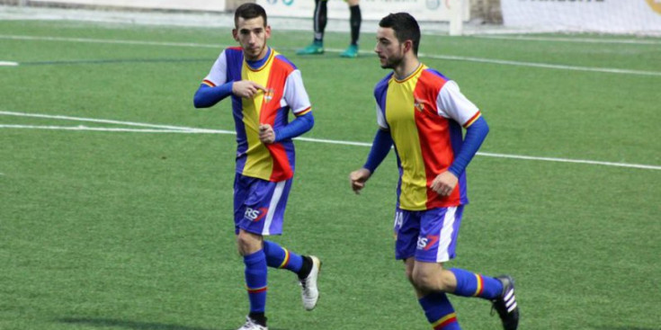 Cristian, celebrant un gol la temporada passada.