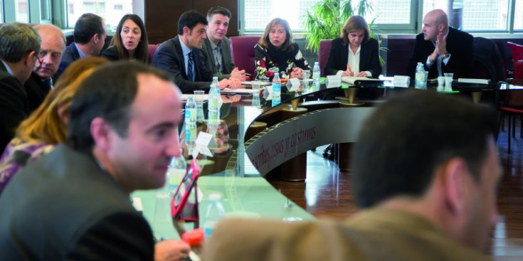 Reunió de cònsols a Canillo després de les eleccions comunals del 2015.