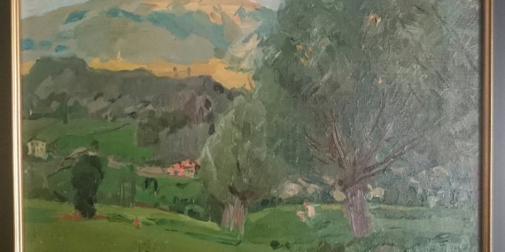 El llenç ‘Engordany’ de Joaquim Mir, pintat l’estiu de 1934.