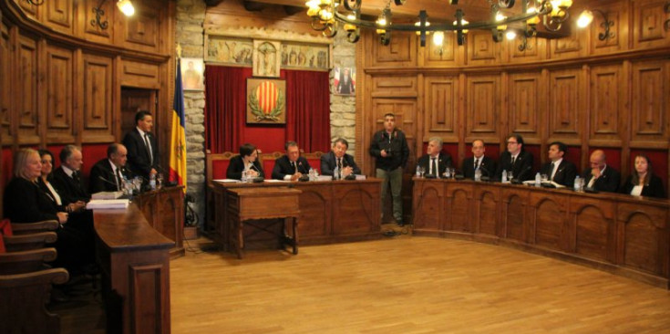 Sessió del Consell de Comú de Sant Julià de Lòria.