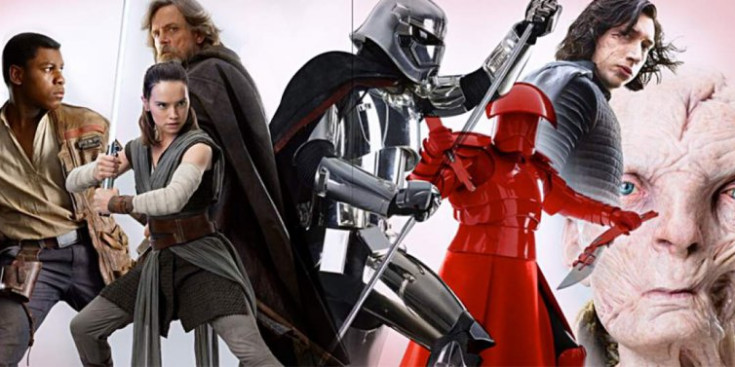 Alguns dels personatges que protagonitzaran l’última entrega de la saga ‘Star Wars’.