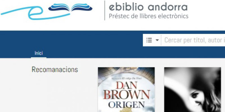 Detall del web ebiblio andorra.