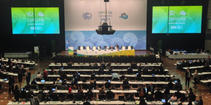 Una imatge de la COP23 que s’està celebrant a Bonn (Alemanya), ahir.