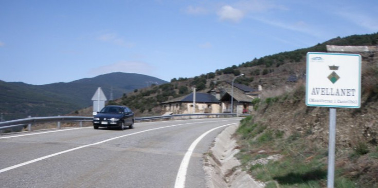 La carretera del Port del Cantó.