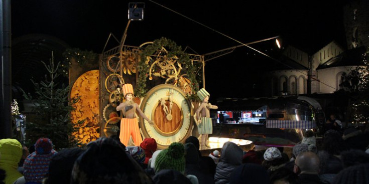 L'espectacle 'El Carilló' celebrat aquest dissabte al Poble de Nadal.