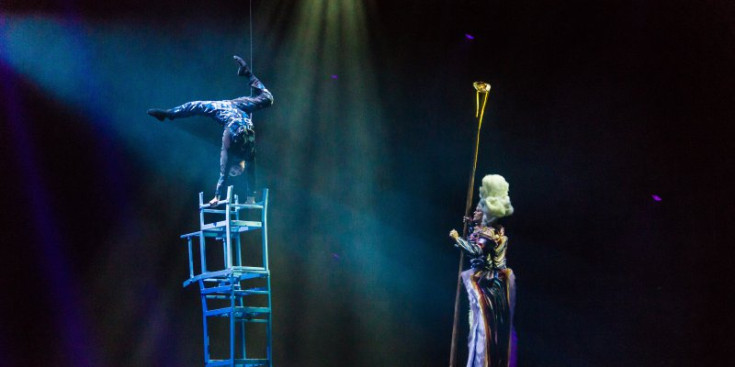 Imatge d’un dels espectacles que la companyia circense canadenca va oferir a Andorra.