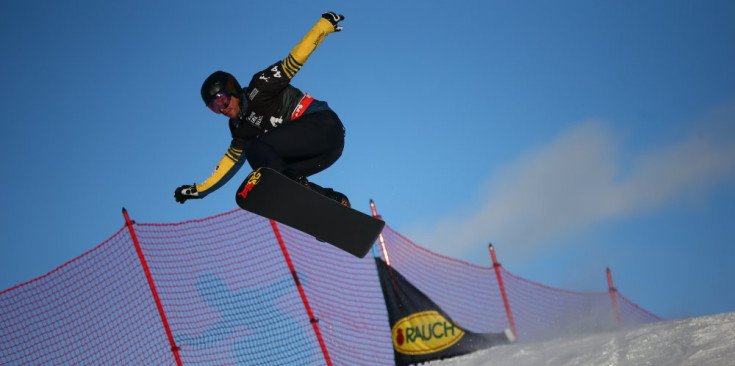 Lluís Marín, a la passada prova de la Coipa del Món de Montafon.