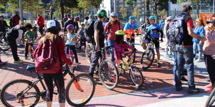 La Bicicletada celebrada a Escaldes el passat mes de setembre.
