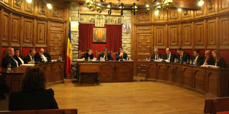 La sessió de Consell de Comú de Sant Julià.