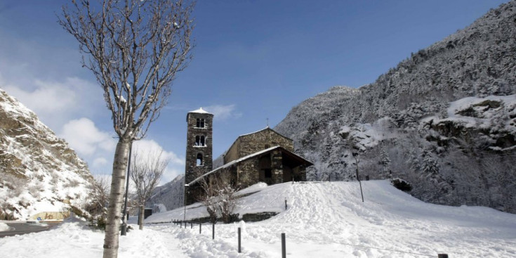 L’església romànica de Sant Joan de Caselles, a Canillo.