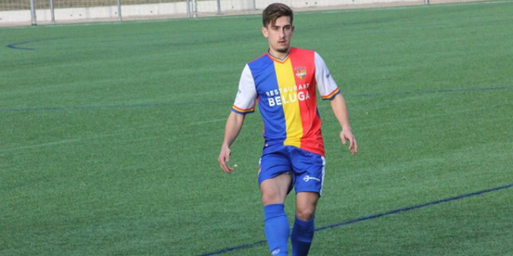 Marc Ferré, amb l’FC Andorra.