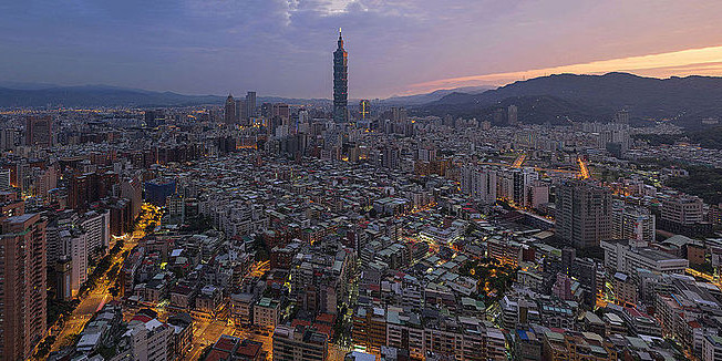 Panoràmica de Taipei, la capital de la República de la Xina, més coneguda com a Taiwan.