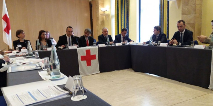 Un moment de la trobada internacional de la Creu Roja a Malta.