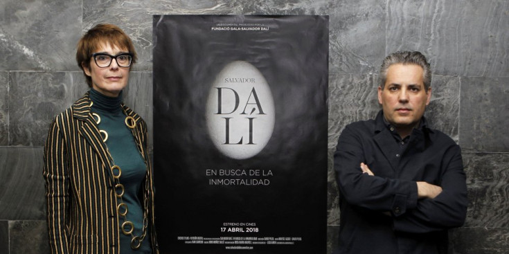 David Pujol (dreta), durant la presentació del documental a Barcelona, divendres passat.