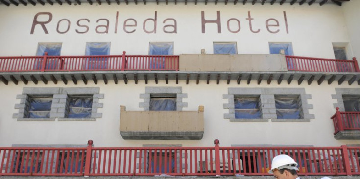 La façana de l'Hotel Rosaleda
