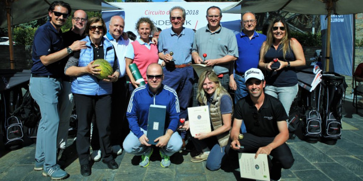 Els guanyadors del Torneig de la Cerdanya, dissabte.