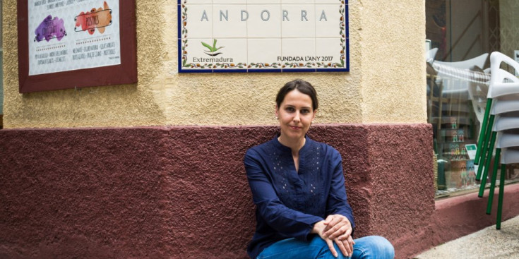 La presidenta de Casa Extremadura, Ana Cerezo.