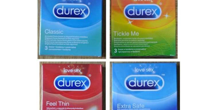 Els productes Durex afectats per falsificació.
