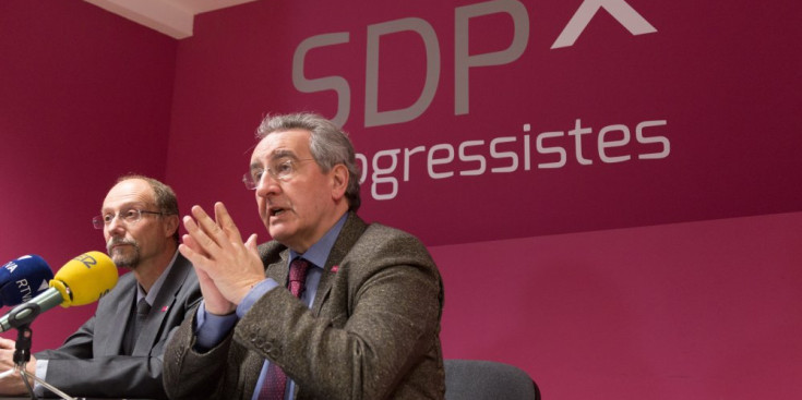 El president d’SDP, Jaume Bartumeu, en una roda de premsa anterior.