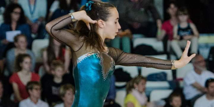 Chloé Baltenneck en el Campionat de França.