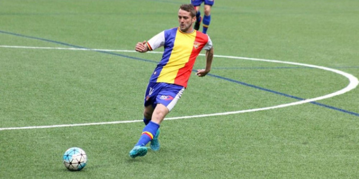 Robert Font, en un partit amb l’FC Andorra.