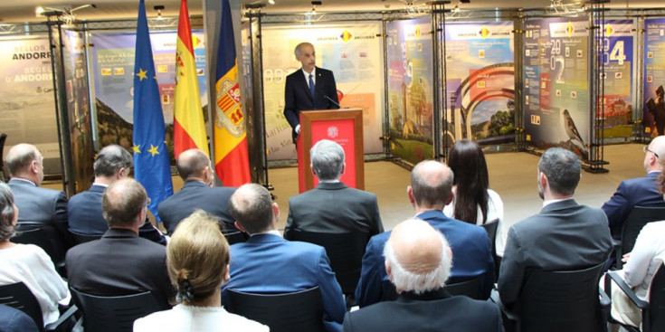 Martí, a l'acte dels 25 anys de les relacions diplomàtiques entre Andorra i Espanya
