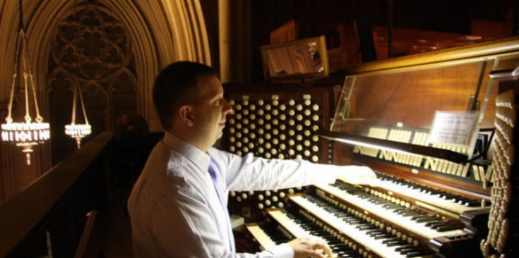 L’organista Gereon Krahforst.