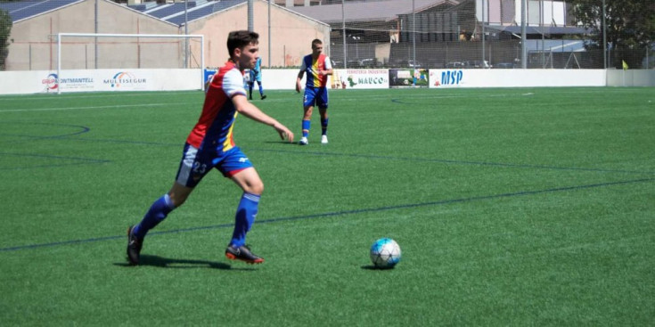 L’Andorra assoleix l’empat a dos contra el CE Mataró, diumenge.