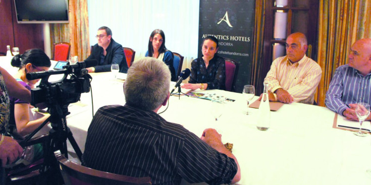 Presentació formal de l'Associació d'Autèntics Hotels d'Andorra, ahir