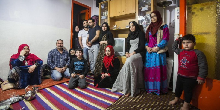 Una família siriana que actualment viu a Barcelona.