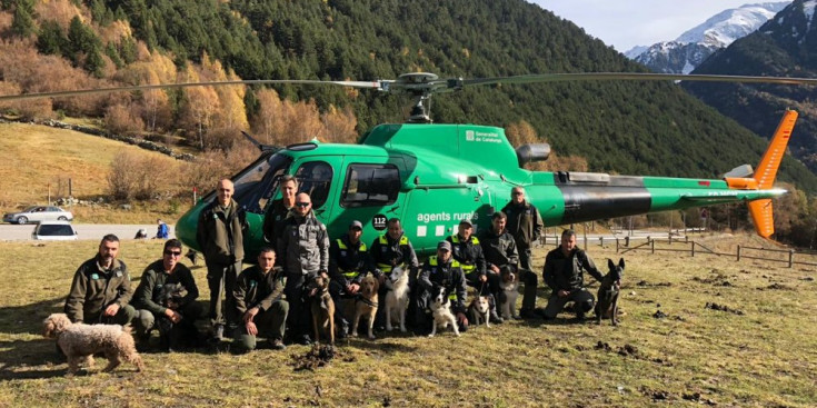 Agents canins en la trobada realitzada a Andorra.