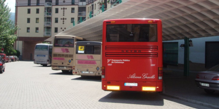 Estació de bus de la Seu d’Urgell.