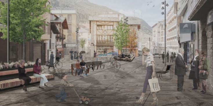 Imatge del projecte de la plaça del Consell.