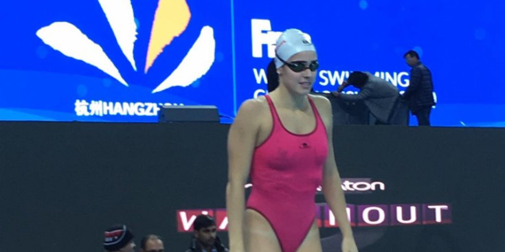 Tudó, en uns entrenaments a la piscina de Hangzhou.