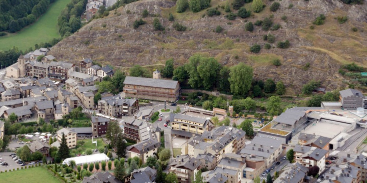 Panoràmica del poble d’Ordino.