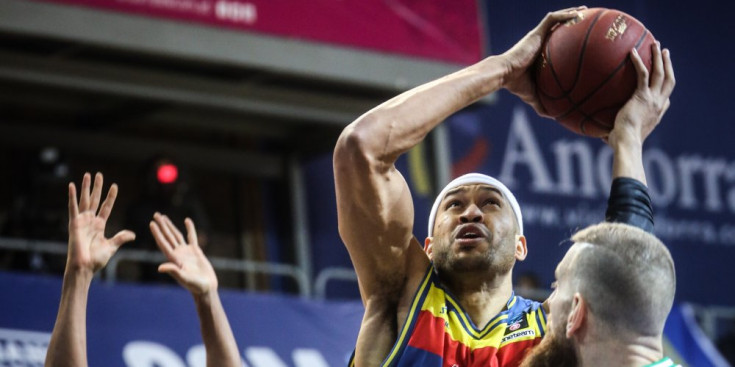 Jordan, en el partit contra l'Unics Kazan disputat a Andorra.