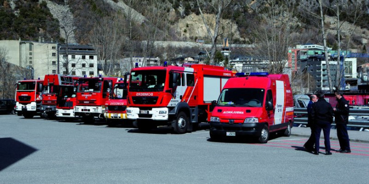 Parc central de Bombers a Santa Coloma.