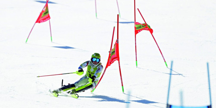 Mireia Gutiérrez competeix a l’Alpine Team Event.