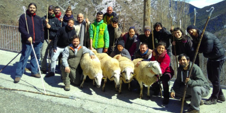 Els alumnes de l'Escola de Pastors de l'any passat.