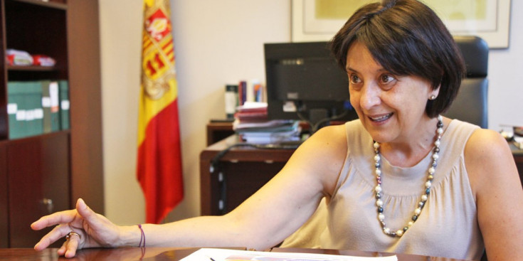 La ministra de Salut, Afers Socials i Ocupació, Rosa Ferrer.
