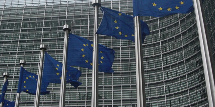 Vista exterior de la seu de la Comissió Europea.